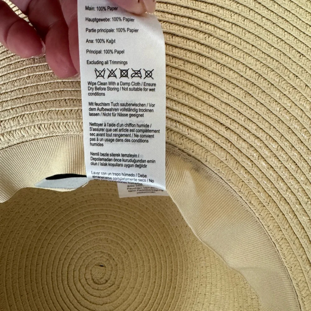 NWOT Joules women’s Hello Sunshine sun hat in natural